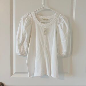 New! Madewell Puff Sleeve Tee ~ sm